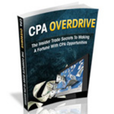 Product picture CPA Overdrive (With Master Resell Rights)