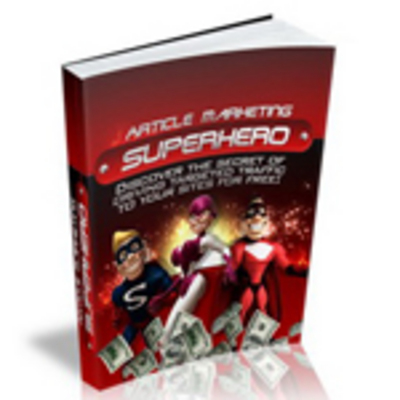 Product picture Article Marketing Superhero (With Master Resell Rights)